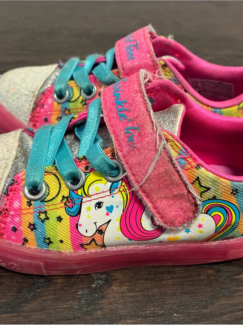 Skechers Twinkle Toes - 4 Pairs, Price - Light-Up Shoes - Pink - Girls 8T